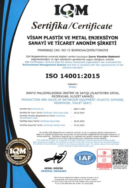 ÇEVRE YÖNETİM SİSTEMİ ISO 14001:2015